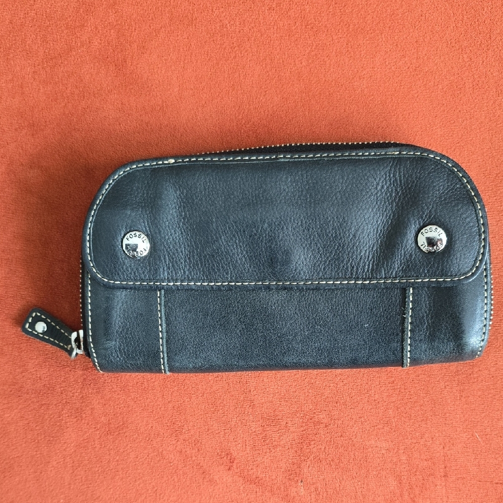 Fossil Black Leather Wallet
